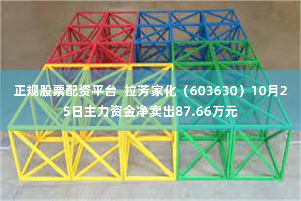 正规股票配资平台  拉芳家化（603630）10月25日主力资金净卖出87.66万元