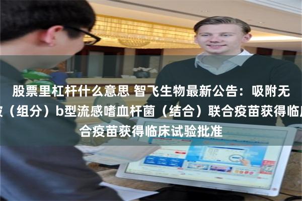 股票里杠杆什么意思 智飞生物最新公告：吸附无细胞百白破（组分）b型流感嗜血杆菌（结合）联合疫苗获得临床试验批准