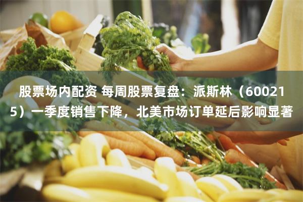 股票场内配资 每周股票复盘:派斯林(600215)一季度销售下降,北美市场订单延后影响显著