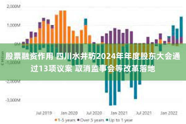 股票融资作用 四川水井坊2024年年度股东大会通过13项议案 取消监事会等改革落地