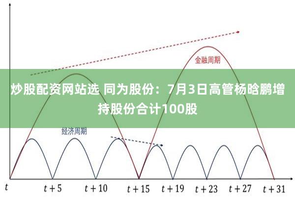 炒股配资网站选 同为股份：7月3日高管杨晗鹏增持股份合计100股