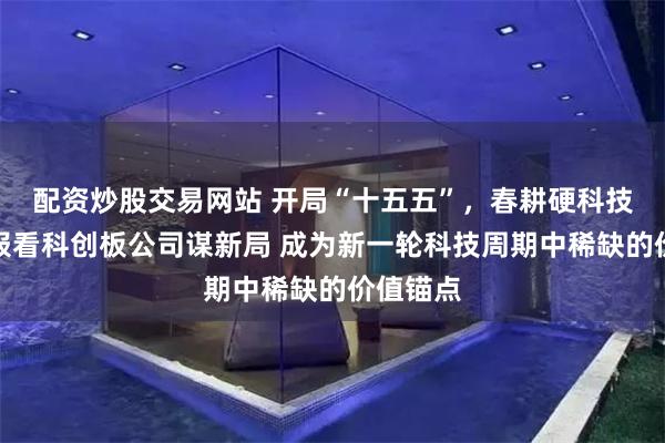 配资炒股交易网站 开局“十五五”，春耕硬科技丨从年报看科创板公司谋新局 成为新一轮科技周期中稀缺的价值锚点