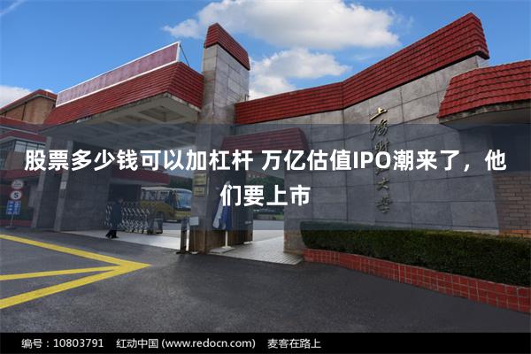 股票多少钱可以加杠杆 万亿估值IPO潮来了，他们要上市