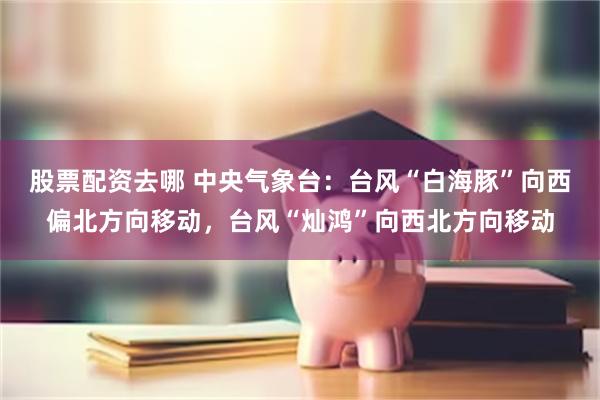 股票配资去哪 中央气象台:台风“白海豚”向西偏北方向移动,台风“灿鸿”向西北方向移动